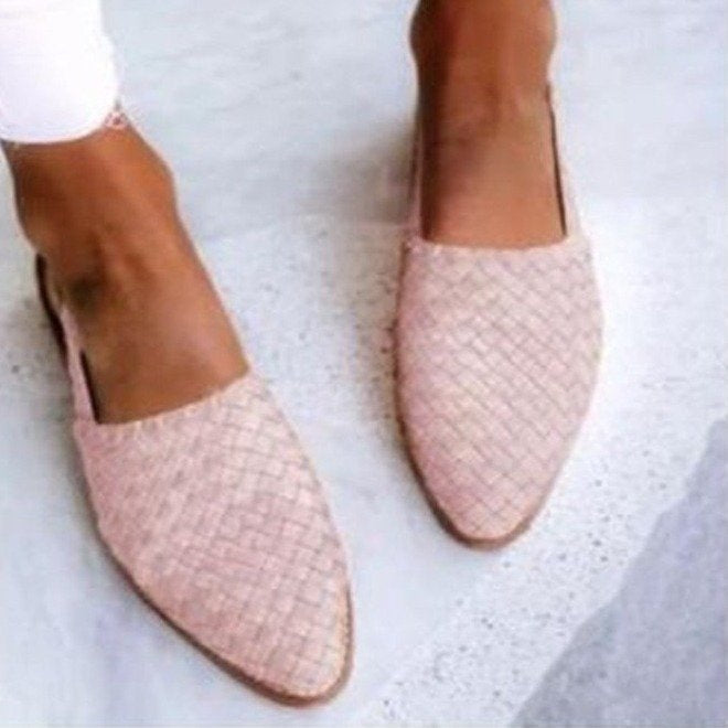 Unisex European And American Baotou Flat Loafers With