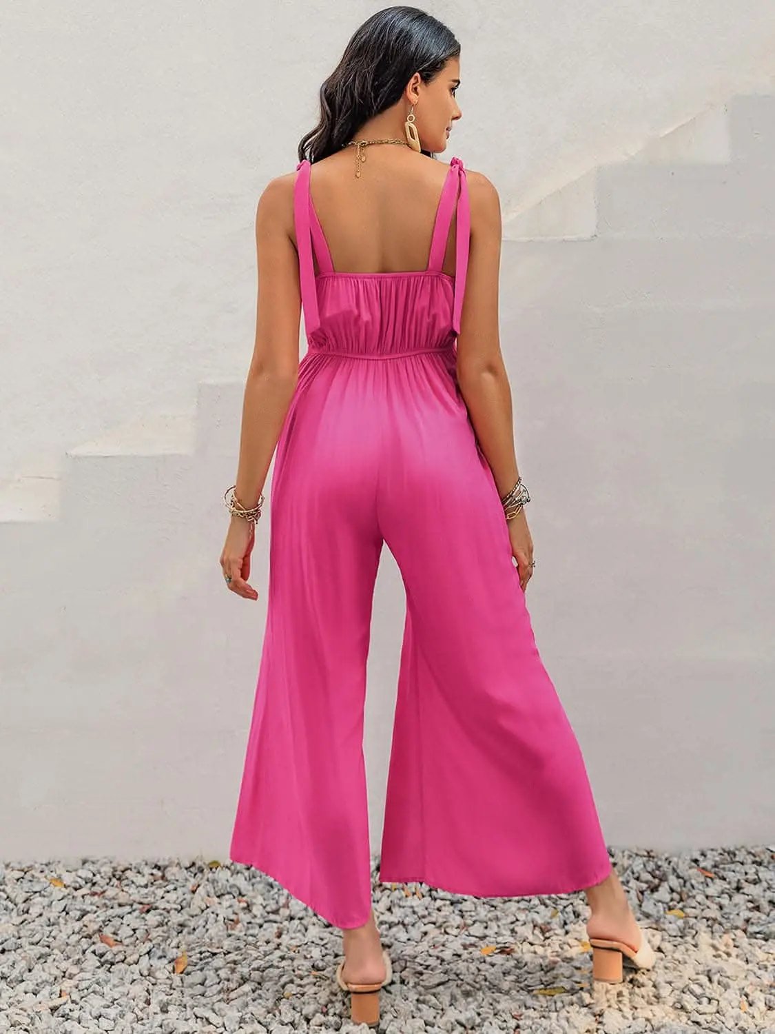 Accessories Trendsi Elegant Lace V-neck Jumpsuit