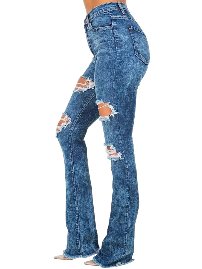 Vaqueros Tania corte bota {aptos para chicas altas}