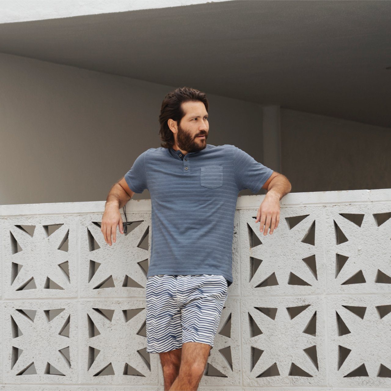 Axel Striped Sport Henley