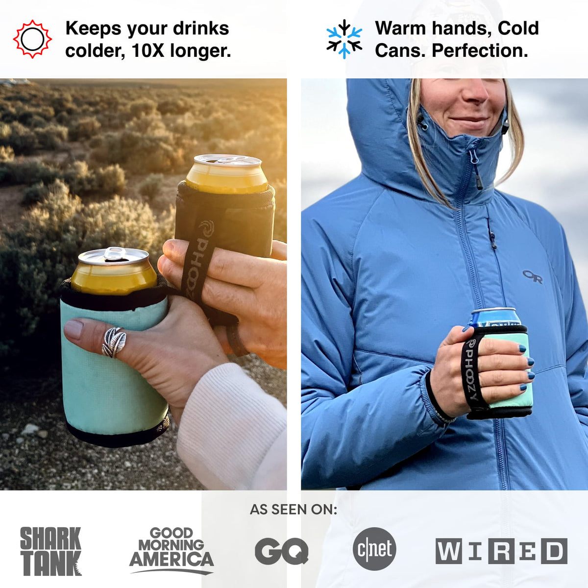 Drink Capsule - Keeps Drinks Cold 10X Longer
