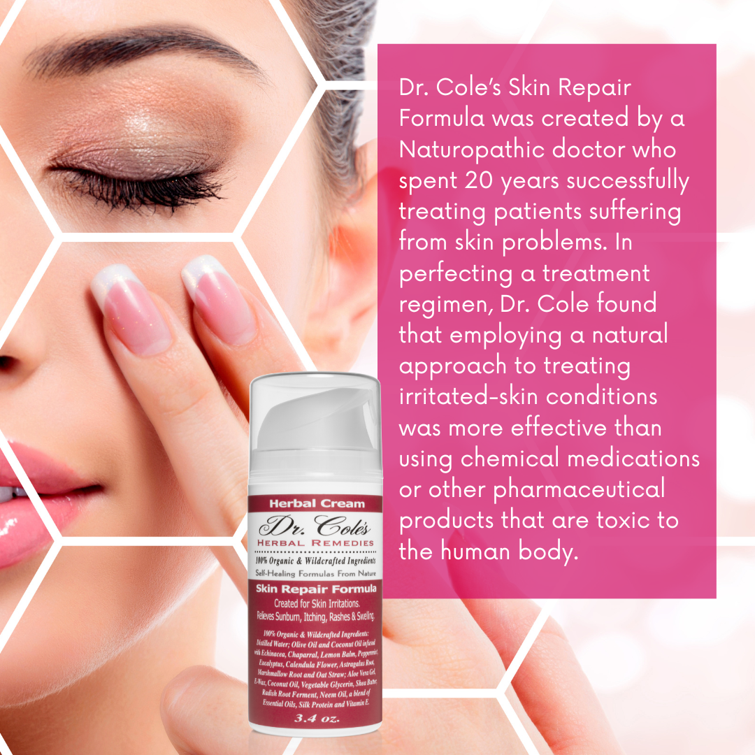 17 - Crema Herbal Orgánica Reparadora de la Piel Dr. Cole