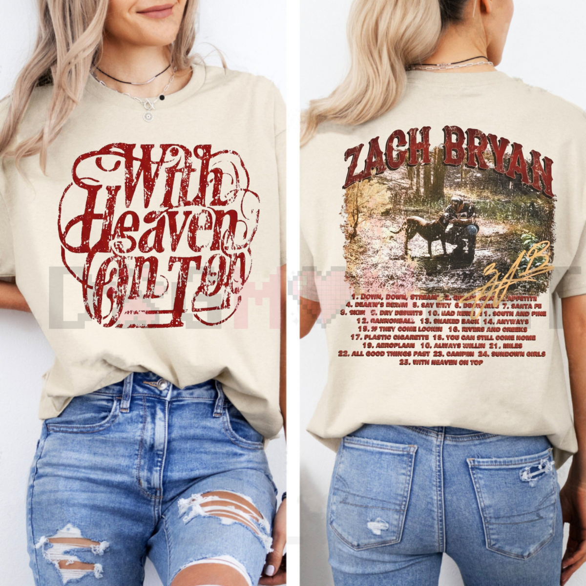 "With Heaven On Top" ZB Inspired T-Shirt