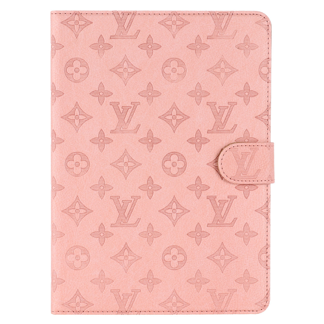 Funda plegable para iPad de Apple con monograma en relieve 3D con función de soporte