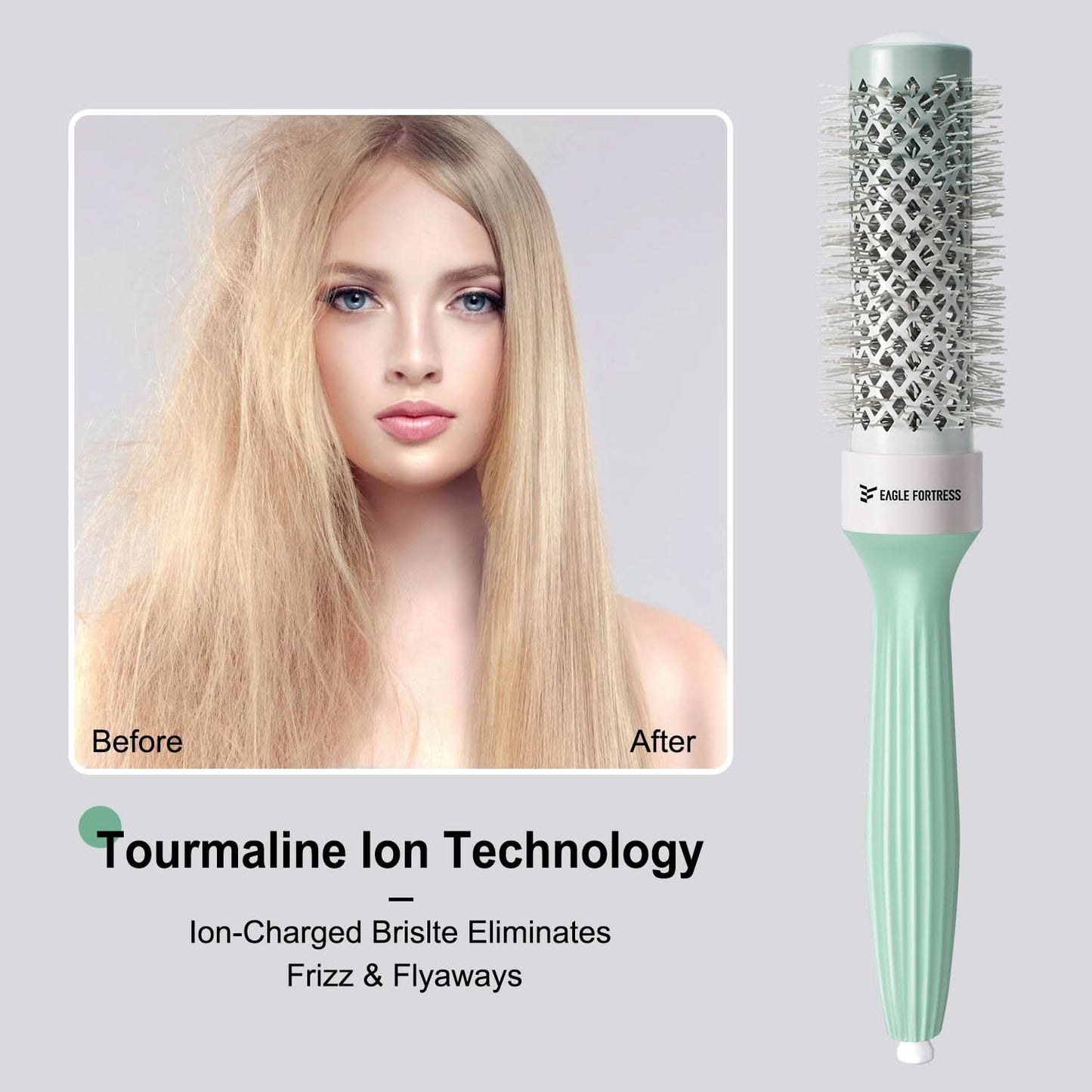 Eagle Fortress Professional Round Hair Brush 1.26in