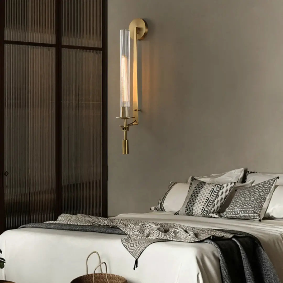 Lámpara de pared de cristal Fontanelle