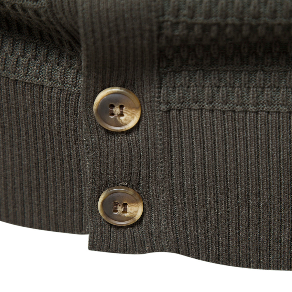 European And American Jacket Cross-border Foreign Trade Autumn And Winter New Cardigan Men's Sweater High Quality Business Sweater Knitted Sweater For Men