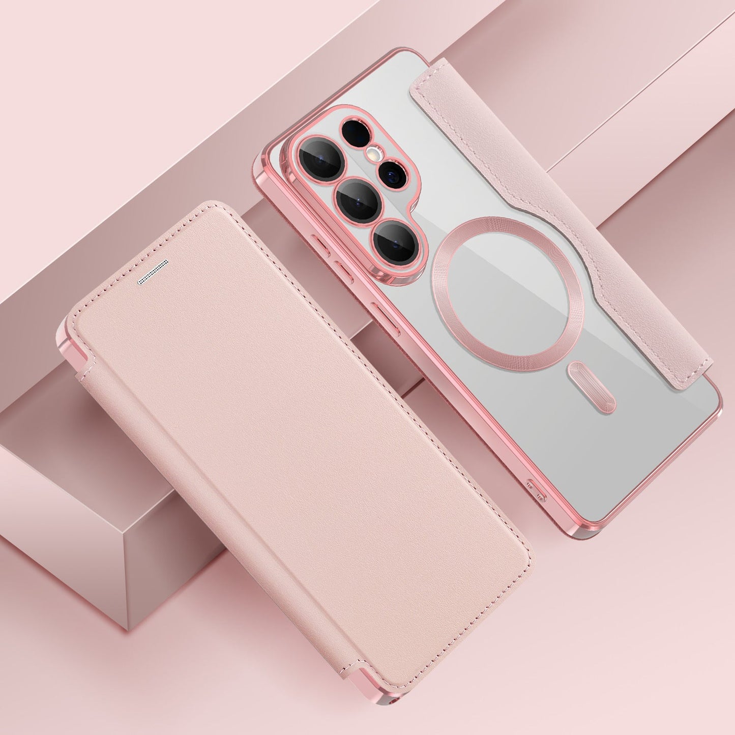 Magnetic Flip Leather Case Drop Proof Protective Phone Case