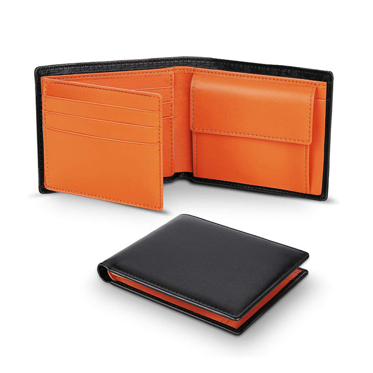 Men's Short Loose-leaf Wallet