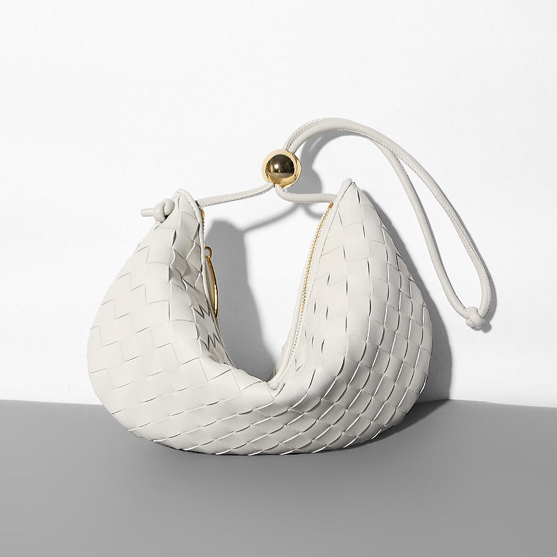 Small Golden Ball Woven Travel Bag