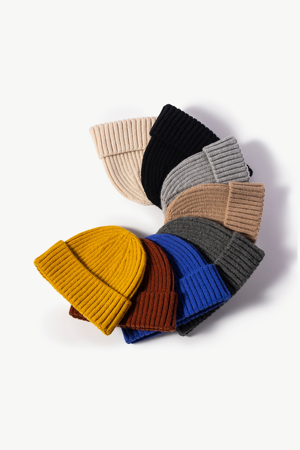 Gorro de punto de canalé