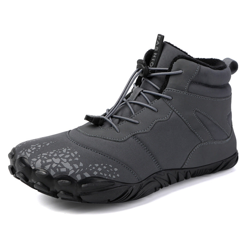 Unisex Fleece-Lined Waterproof High-Top Snow Boots