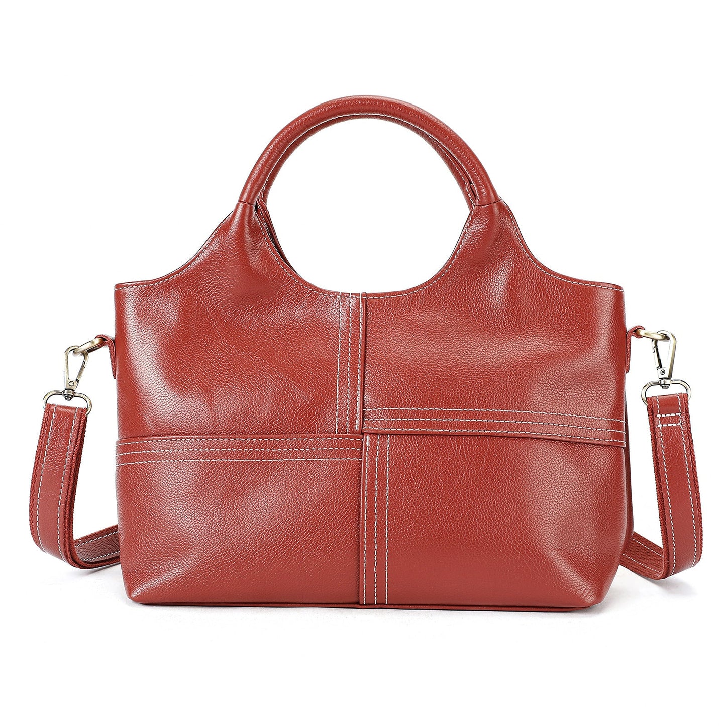 Women's First Layer Cowhide Travel Bag