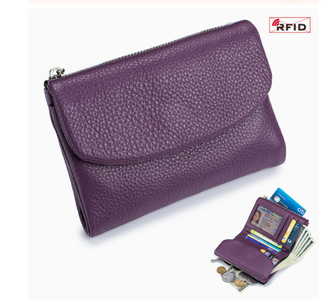 Women's Short Wallet with Soft Slouchy Shape