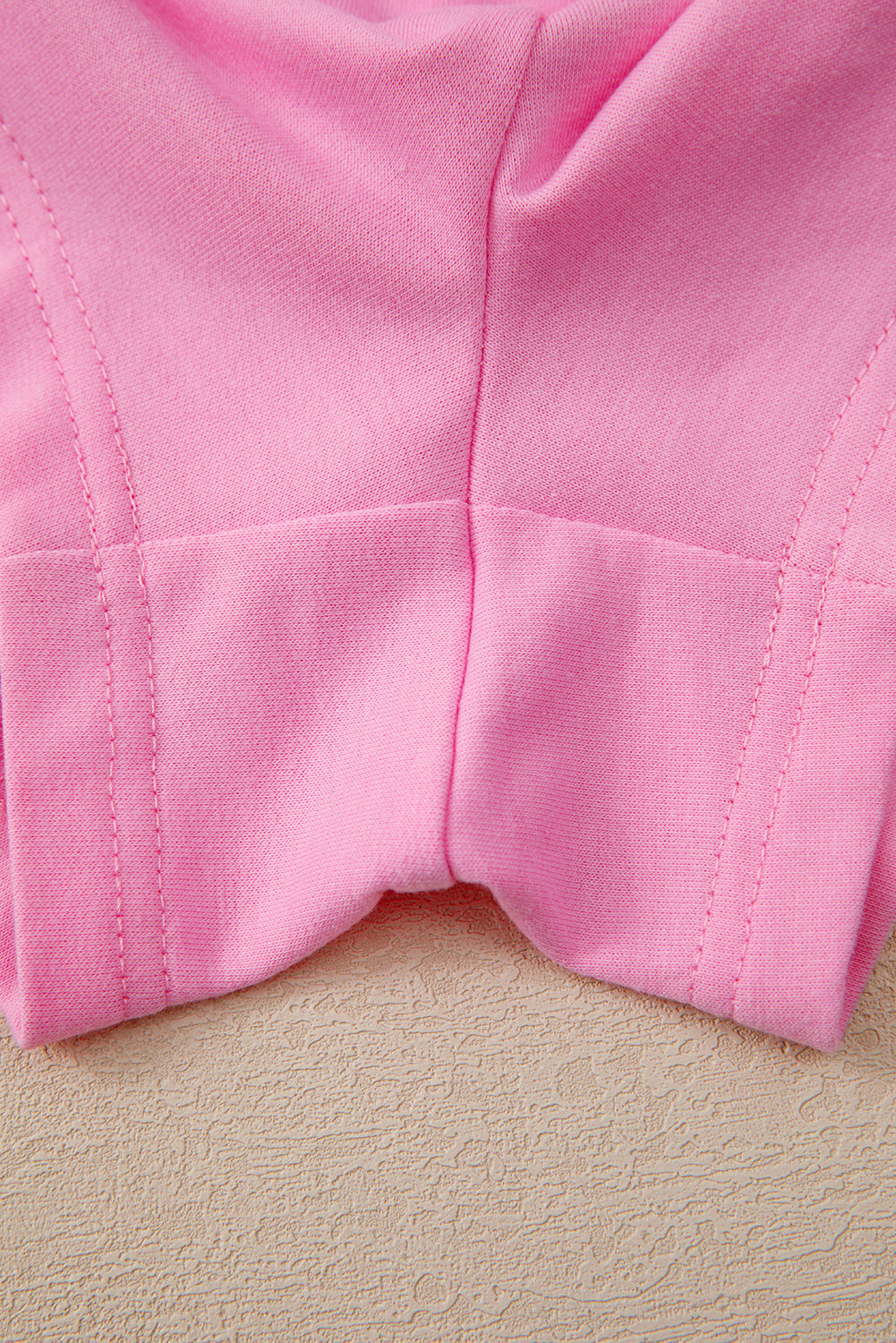 Conjunto de 2 piezas de camiseta y falda pantalón con hombro caído y bloques de color Bonbon