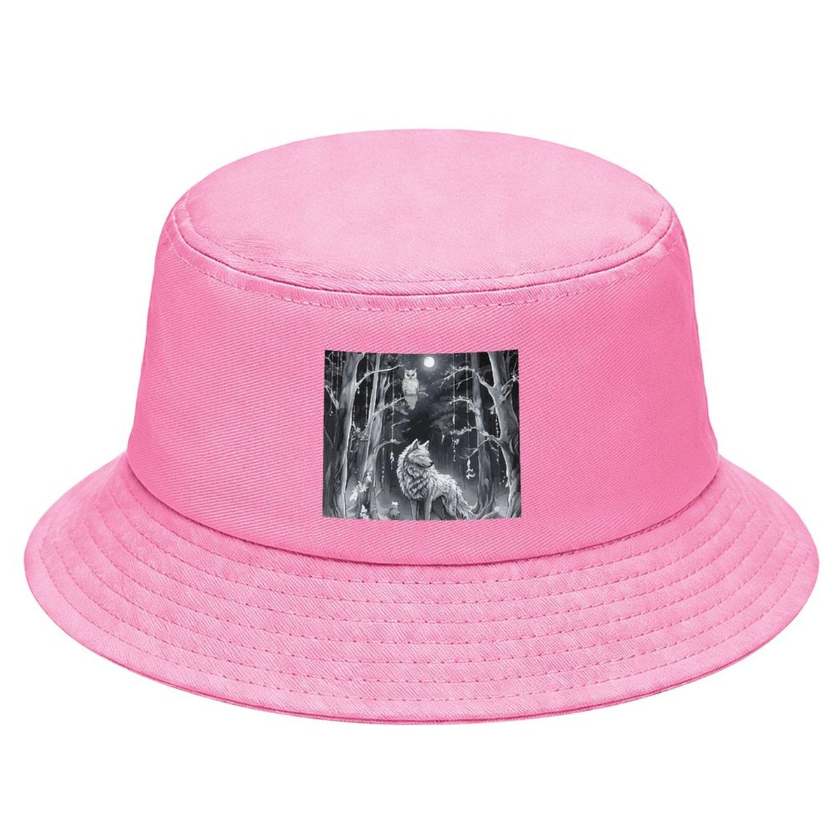 Ethereal Wolf Children’s Bucket Hat (Front Printing)