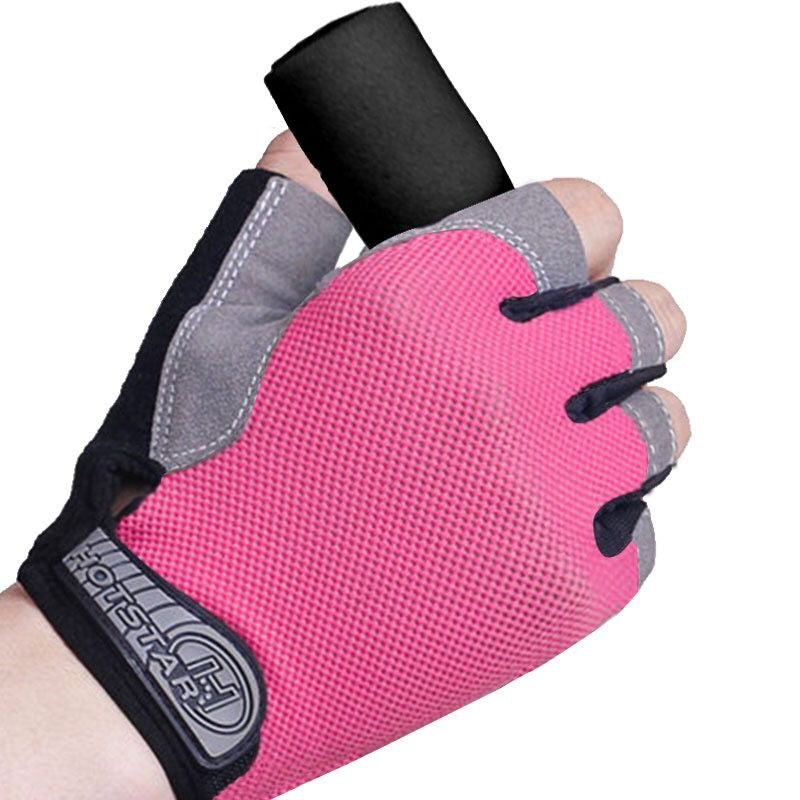Half Finger Gloves Men's Outdoor Fitness Sports Thin Breathable Non-slip Wear-resistant Mountaineering Rock Climbing Exhibit Finger Gloves For Women