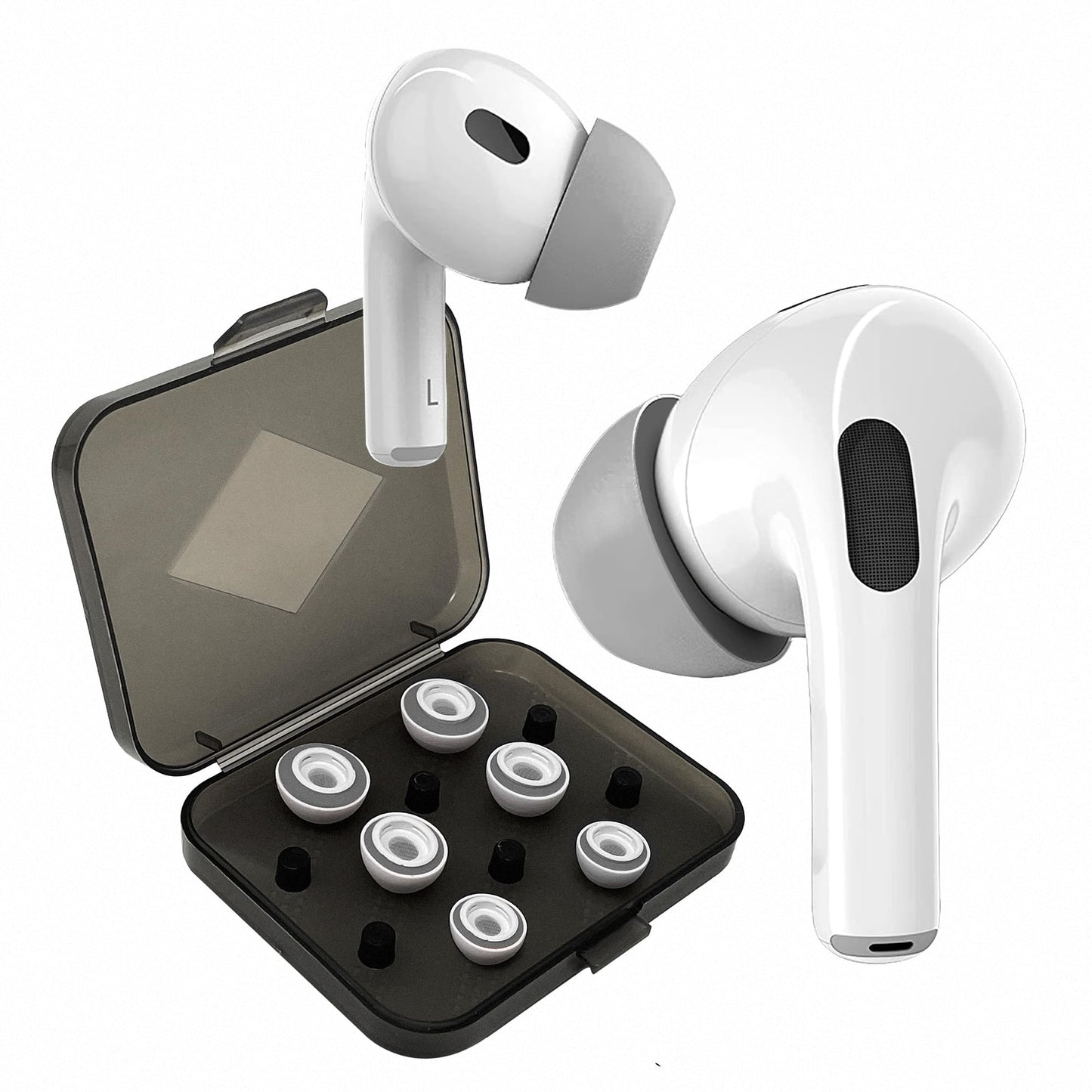 STATIK CloudBuds Earbud Tips Replacement Earbud Tips for Ear Tips Pro 1st & 2nd Gen Memory Foam Earbud Tips with Cloudfoam 3 Ear Bud Tips Replacement Sizes Large Medium & Extra Small Earbud Tips