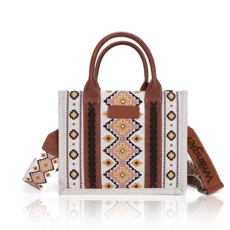 Women's Hand-Woven Messenger Bag