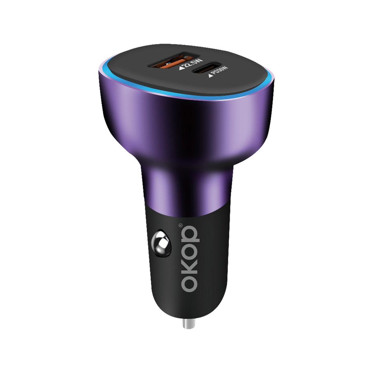 KP-C100 Wholesale Super-Fast Car Chargers MP3 Players Multi-Port USB Type-C In Stock