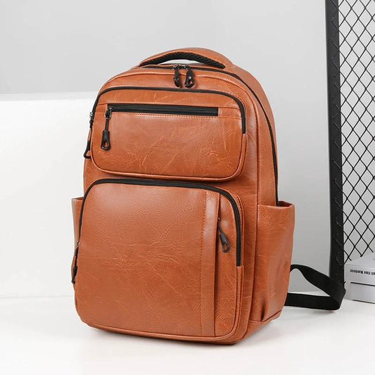 Mochila grande para hombre, sencilla, para negocios, para el día a día, con múltiples compartimentos