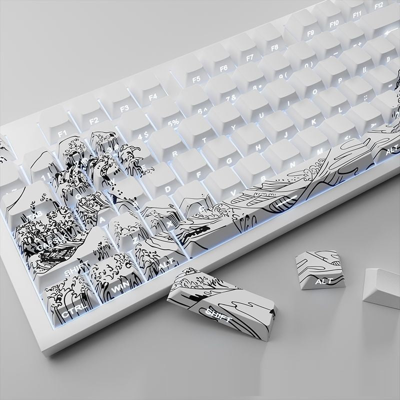 Light-transmitting Personalized Keycaps With Side Illumination For A Creative Touch