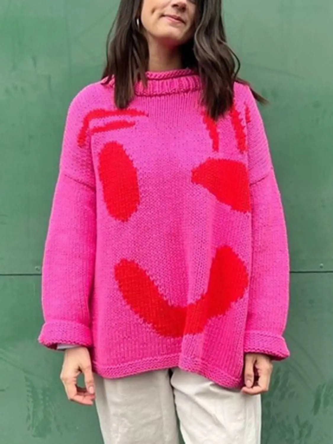 Sweaters Trendsi Cozy colorblock pullover, 100% polyester