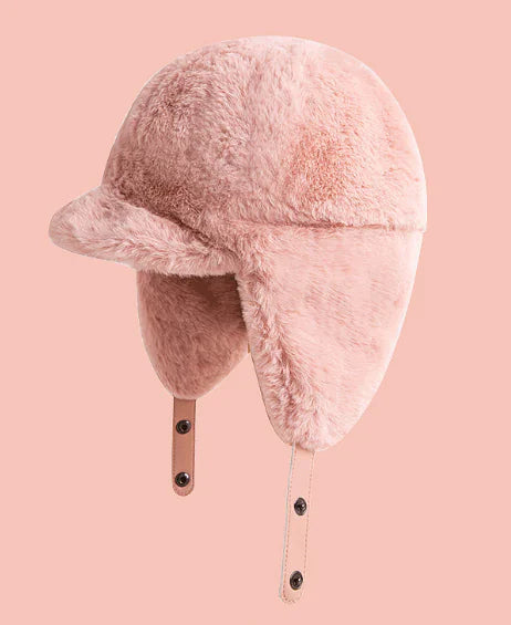 All-Match Warm Hat with Mink-Like Flight Design