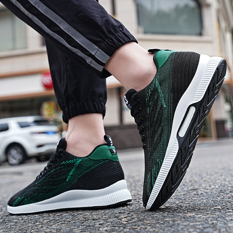 Men's Flyknit Breathable Height Increasing Sneakers