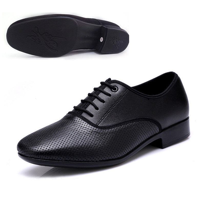 Men's Microfiber Leather Wear-Resistant Dancing Shoes