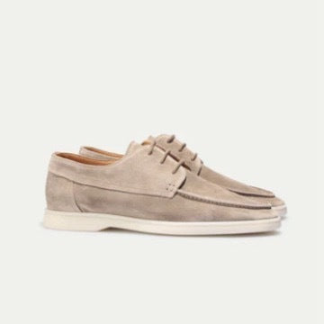 Men's Casual Suede Lace-Up Shoes