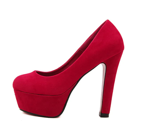 Princess High Heels - Stylish Chunky Platform Shoes