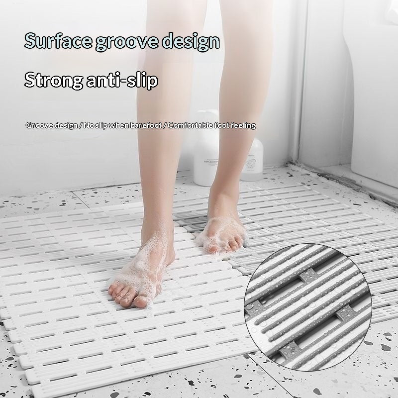 Bamboo-Strand Drainage Bathroom Non-Slip Mat