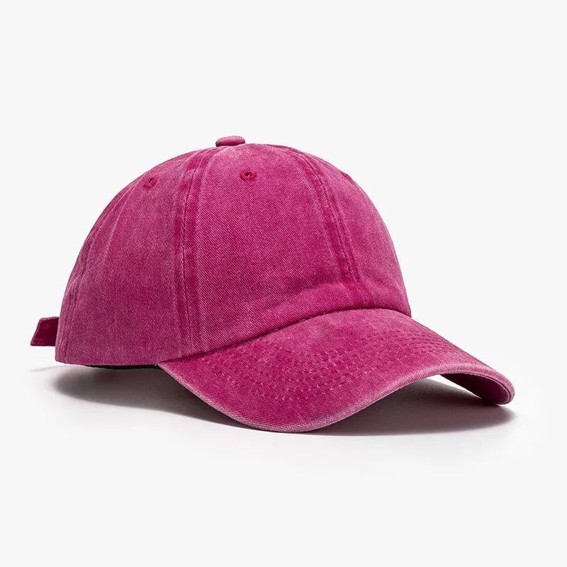 Washed Curved-Brim Baseball Cap