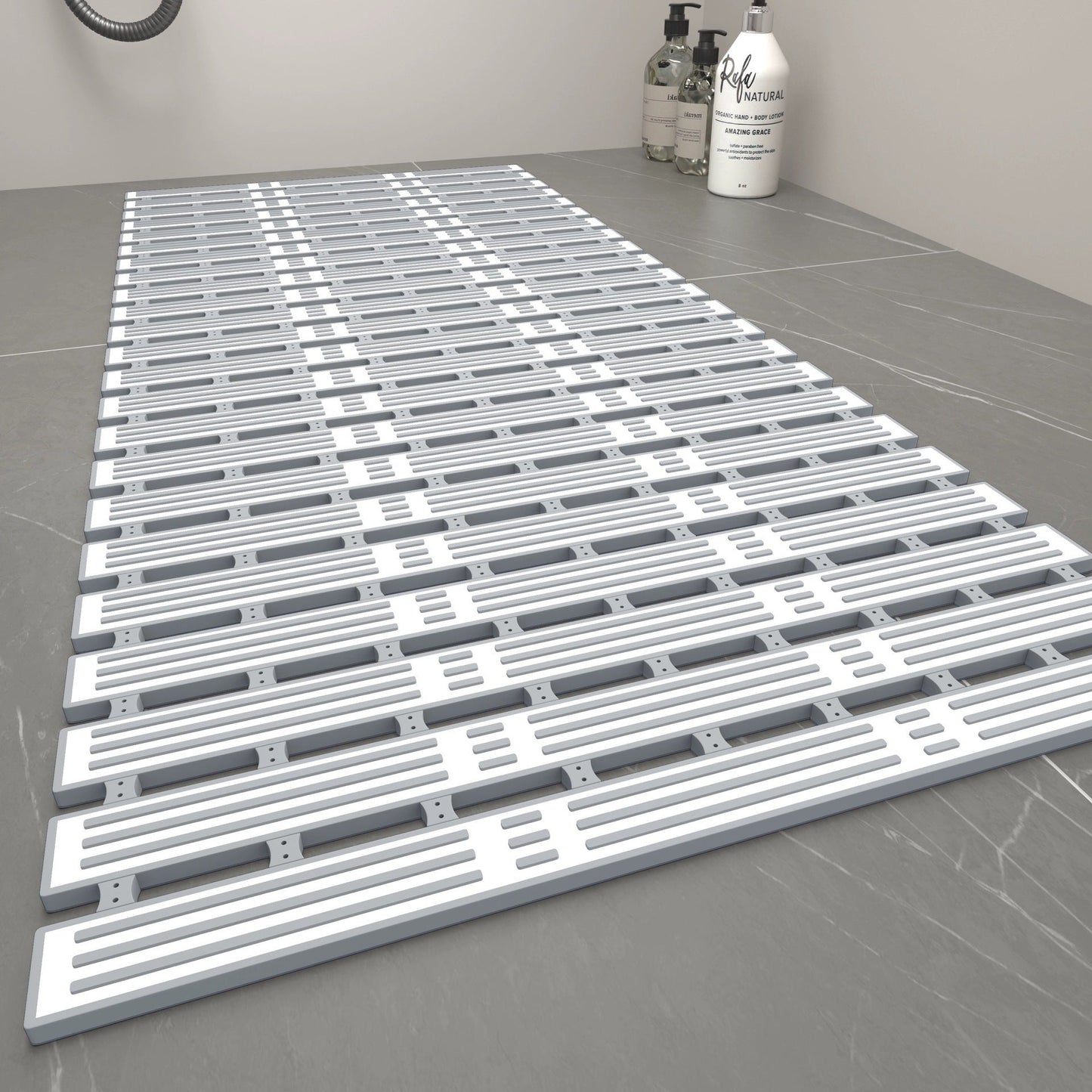 Bamboo-Strand Drainage Bathroom Non-Slip Mat