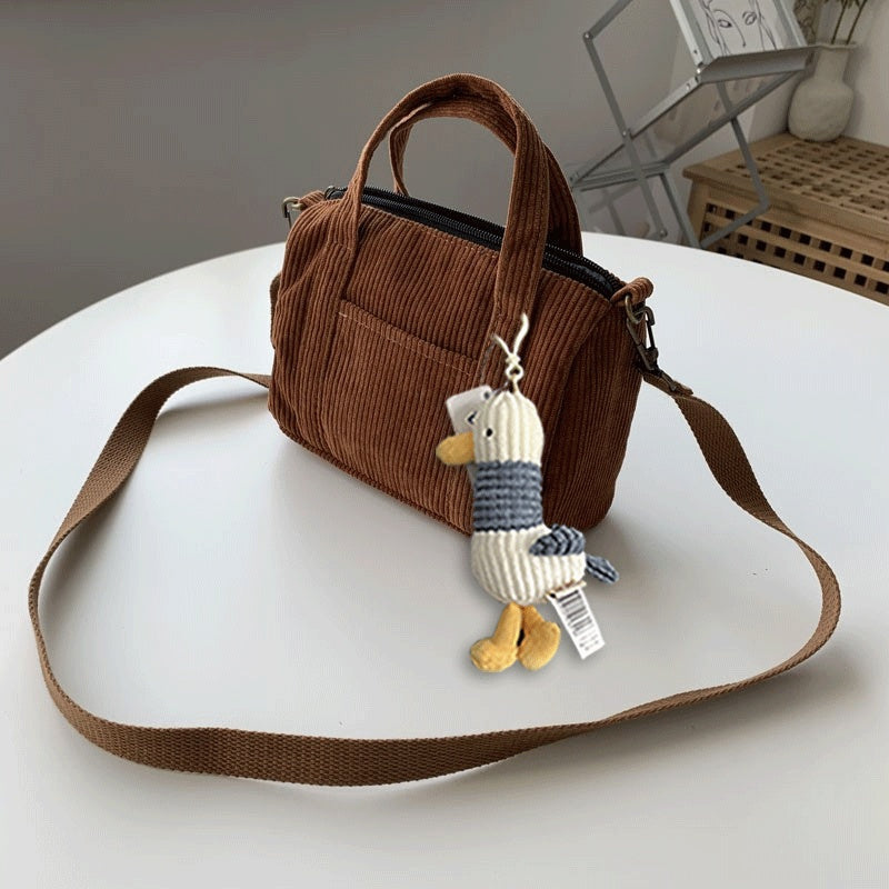 Mini Corduroy Travel Bag