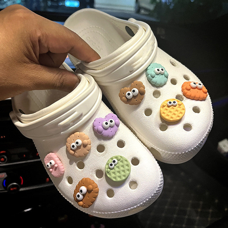 Biscuit Hole Shoes Accessories Shoe Buckle Diy Shoe Flower Decoration Accessories