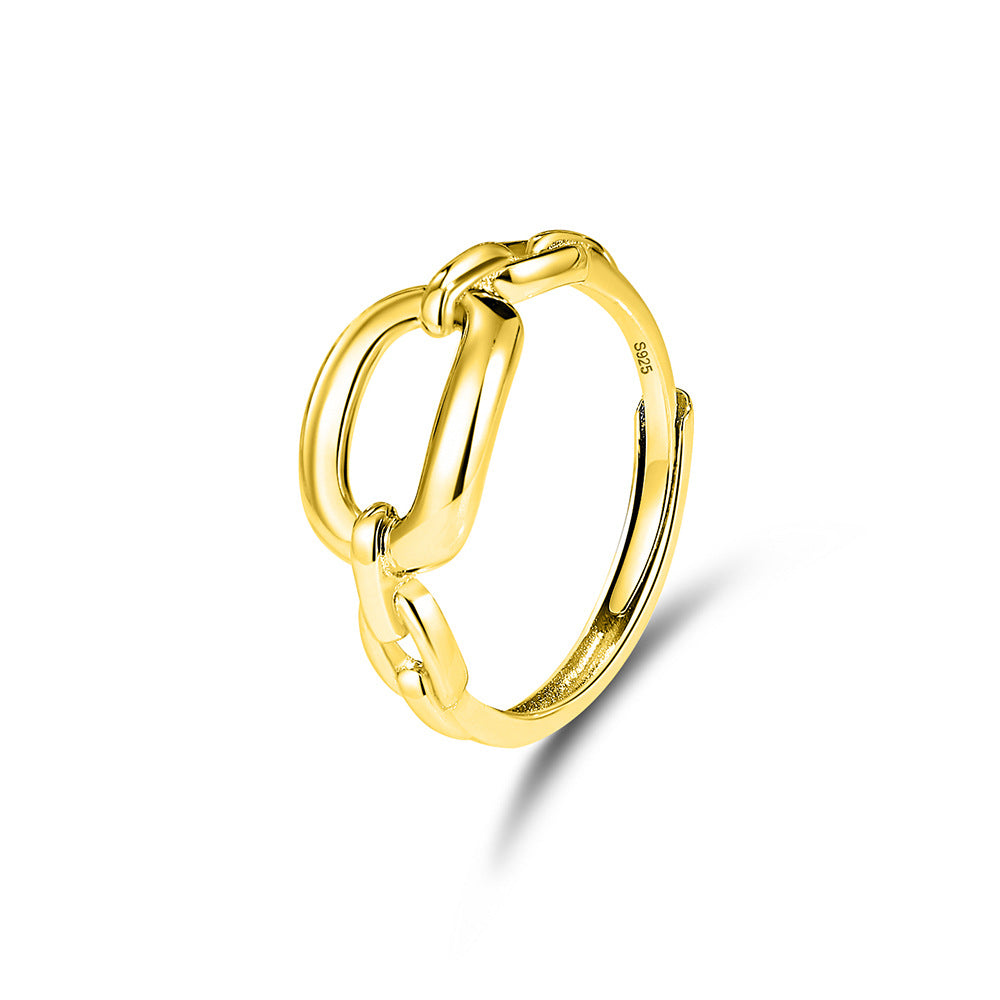 High-grade S925 Openning Silver Ring