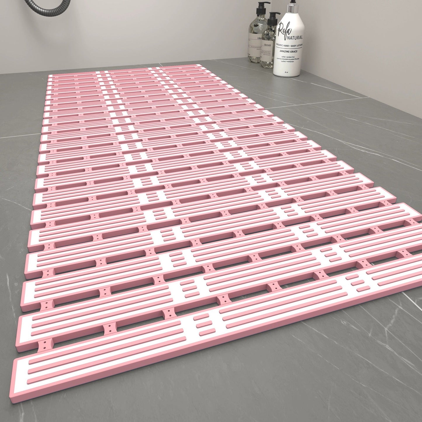 Bamboo-Strand Drainage Bathroom Non-Slip Mat