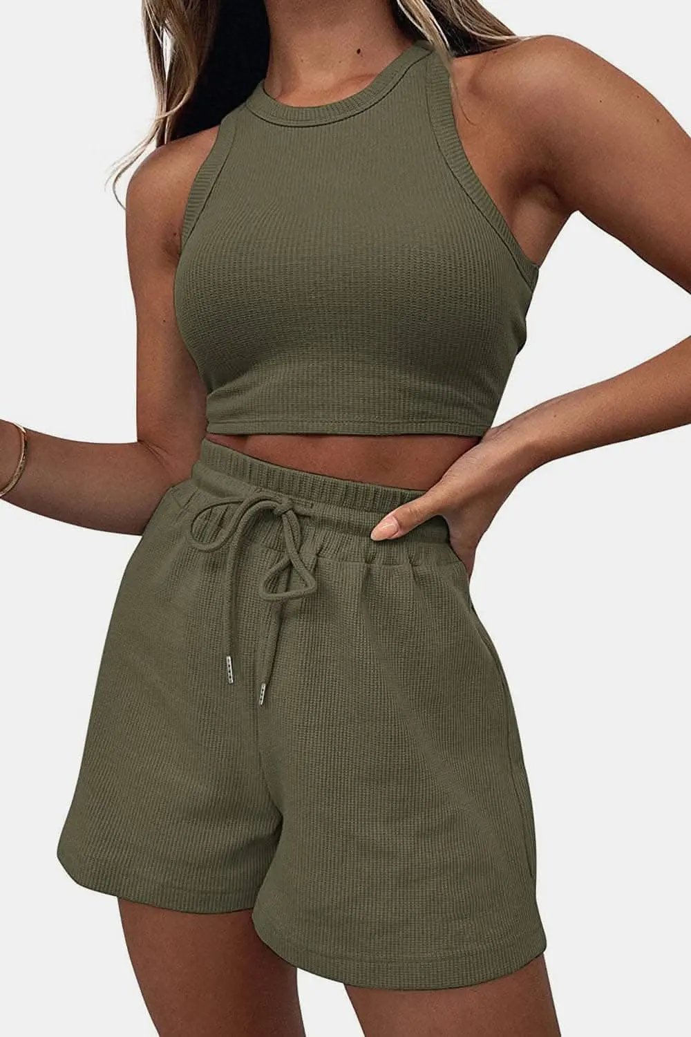 Trendsi Two-Piece Sets - Stylish Top & Shorts Set - Premium Quality