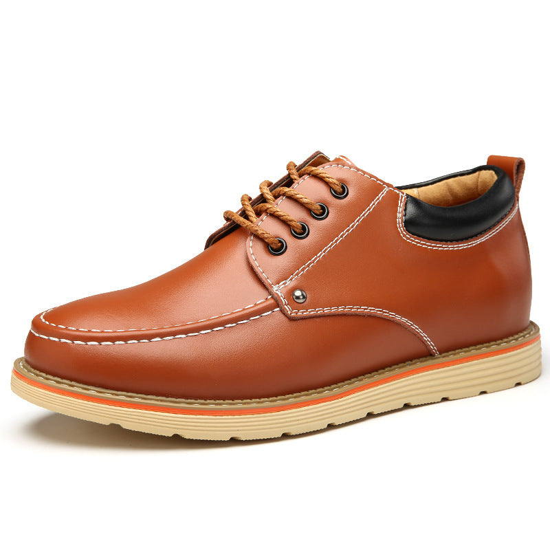 Men's Height Increasing Leather Shoes