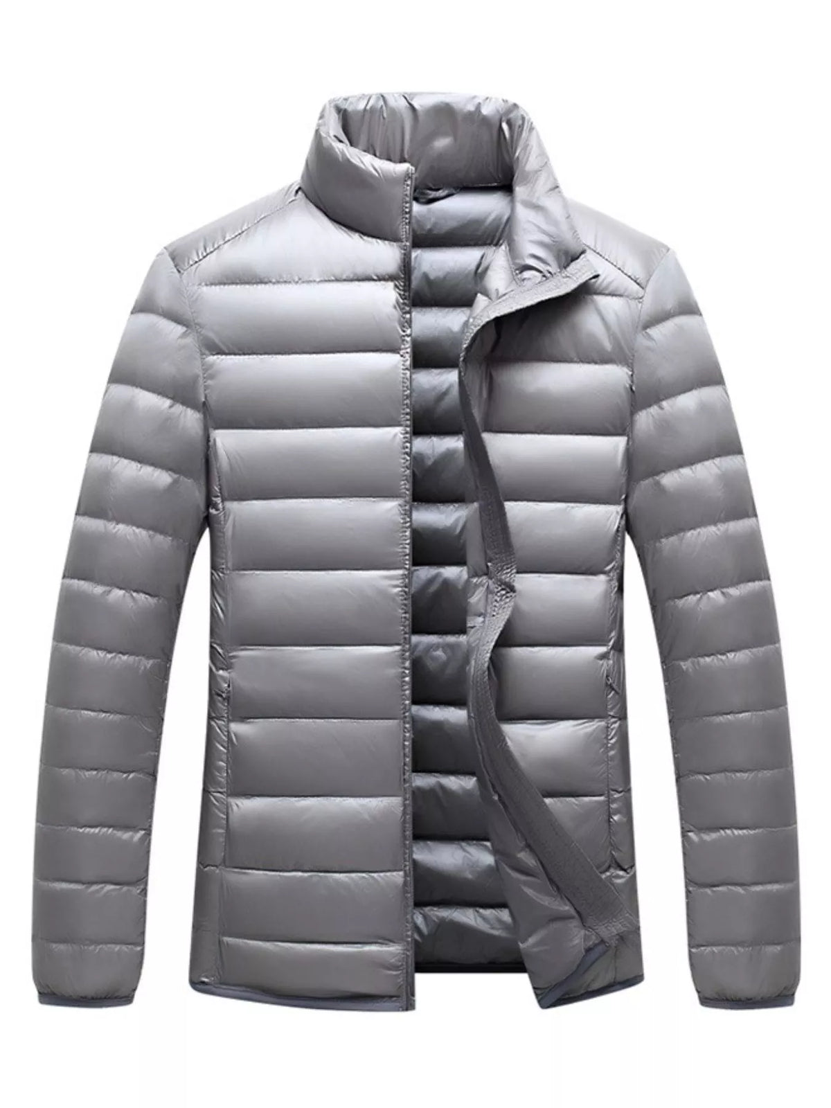 Men's Plus Size Lightweight Packable Puffer Jacket