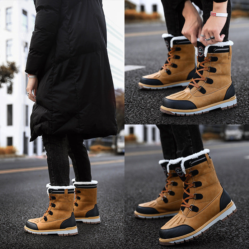 Men's Waterproof Warm Snow Boots