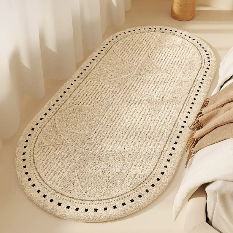 French Light Cream Style Bedroom Ins Style Bedside Carpet