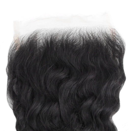 Cierre de cabello humano con encaje HD 5x5 Deep Wave