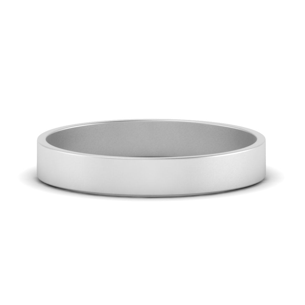 5 mm Flat Gold Wedding Band