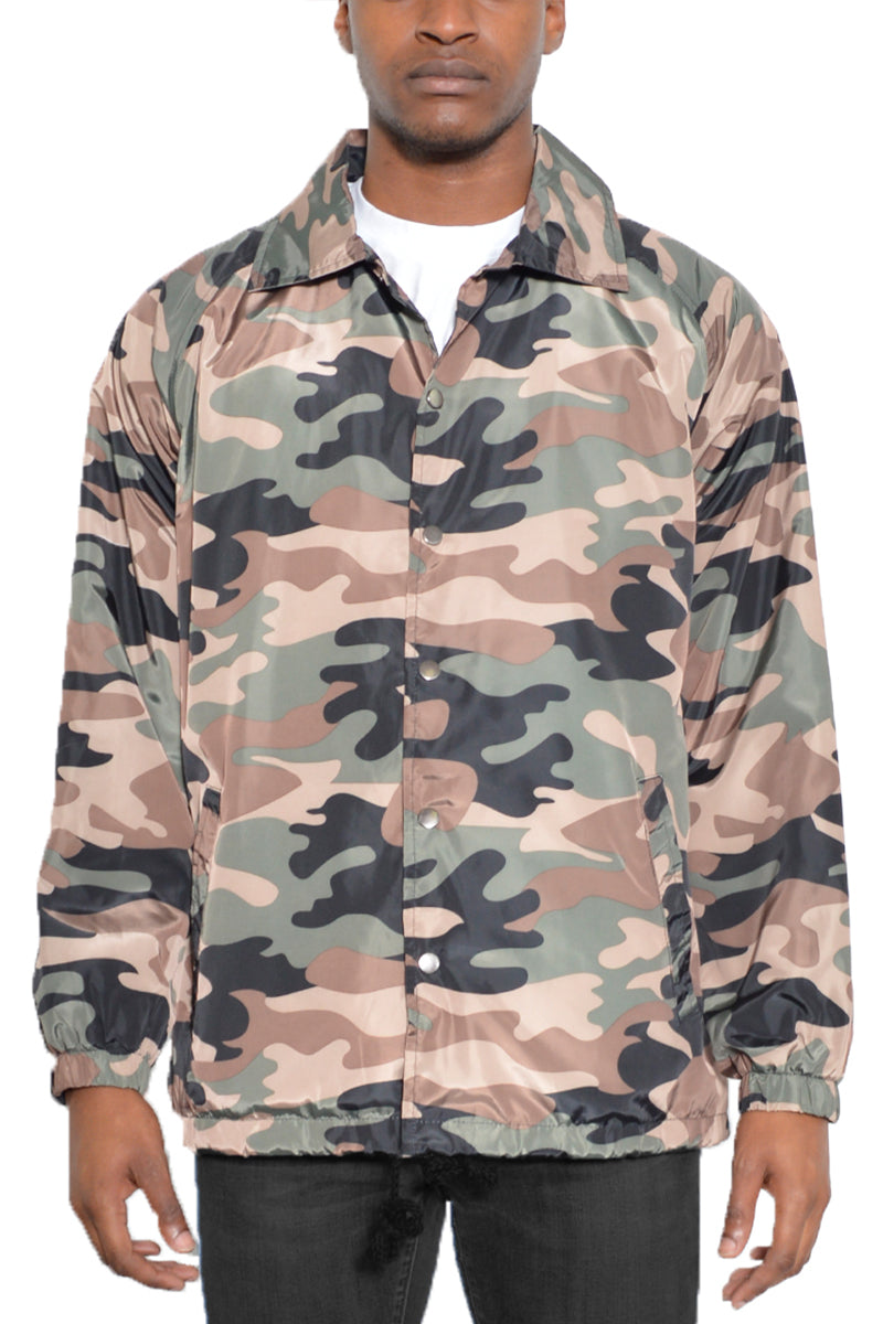 Camo Coachs Jacket
