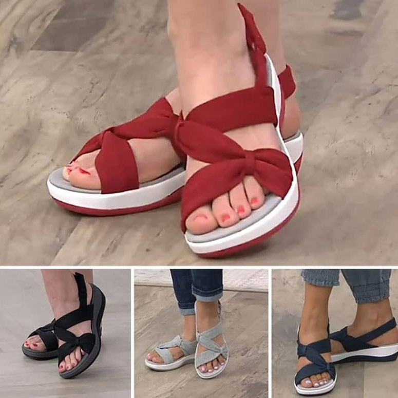 Women's Fish Mouth Wedge Sandals