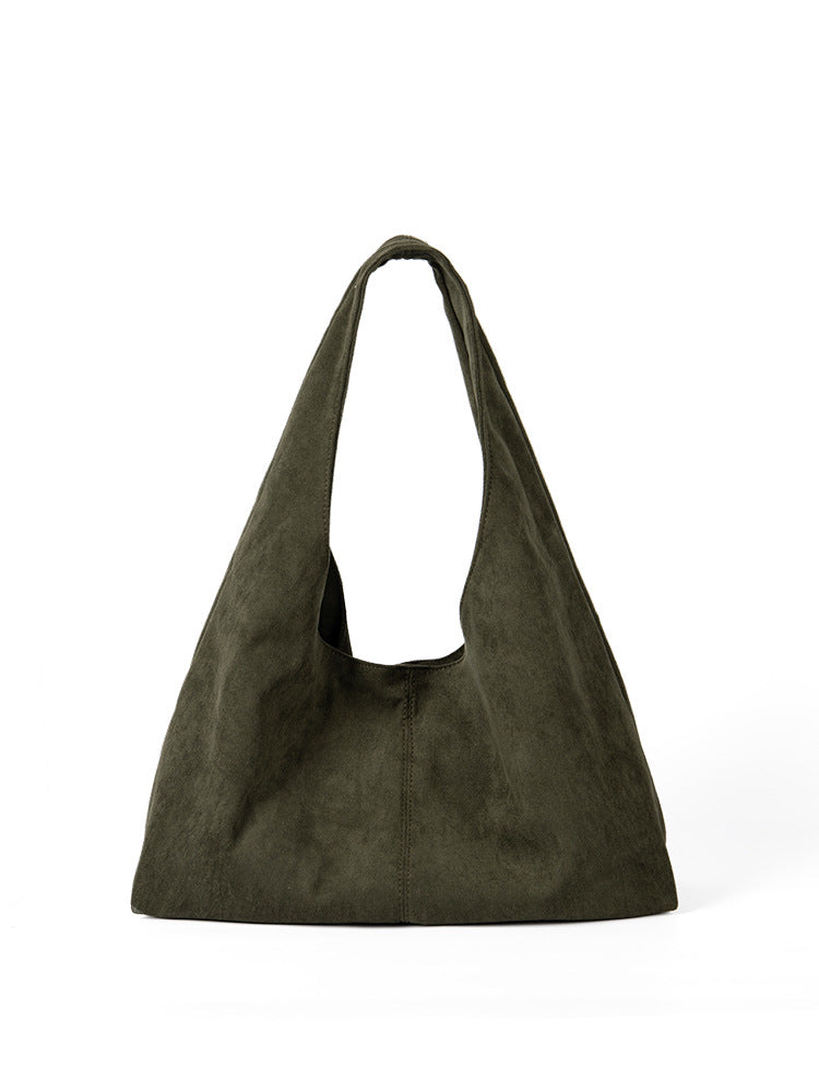 Suede Hobo Travel Bag
