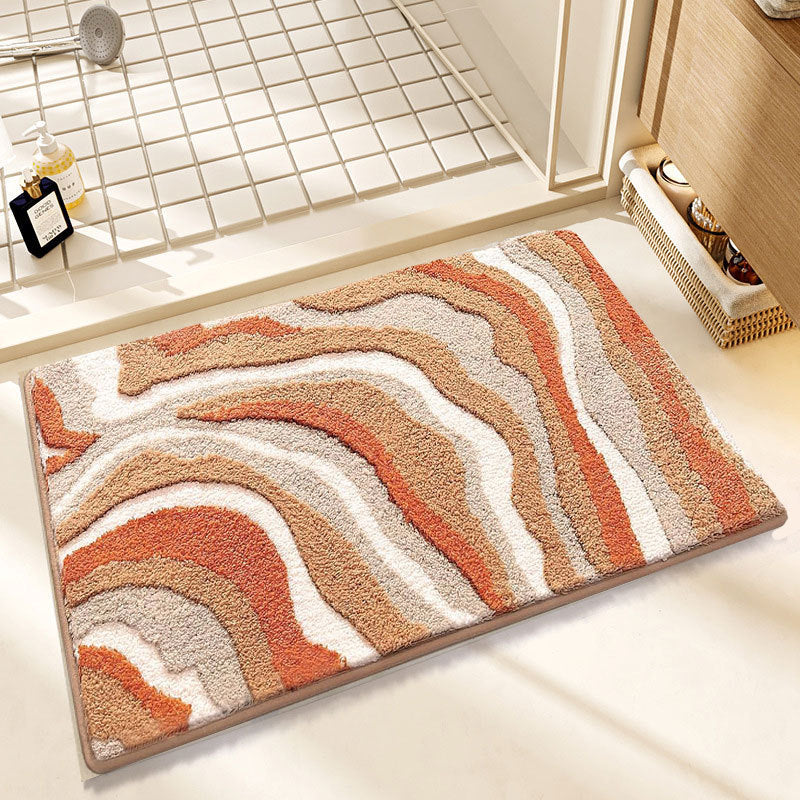 Wear-resistant Bedside Rug Doorway Water-absorbent Non-slip Doormat
